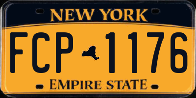 NY license plate FCP1176