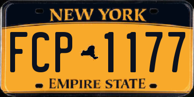 NY license plate FCP1177