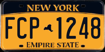 NY license plate FCP1248