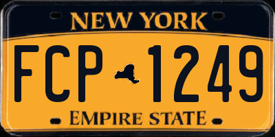 NY license plate FCP1249