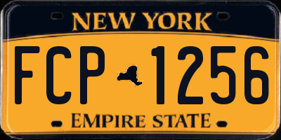 NY license plate FCP1256