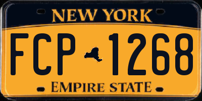 NY license plate FCP1268