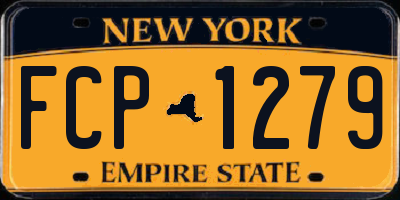 NY license plate FCP1279