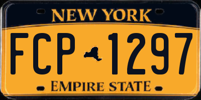 NY license plate FCP1297