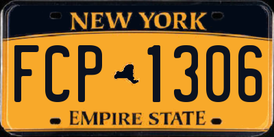 NY license plate FCP1306
