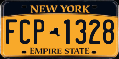 NY license plate FCP1328
