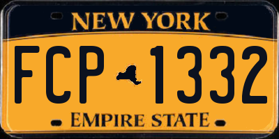 NY license plate FCP1332