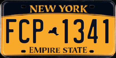 NY license plate FCP1341