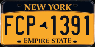 NY license plate FCP1391