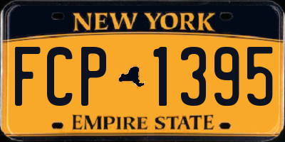 NY license plate FCP1395