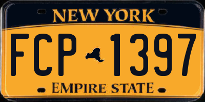 NY license plate FCP1397