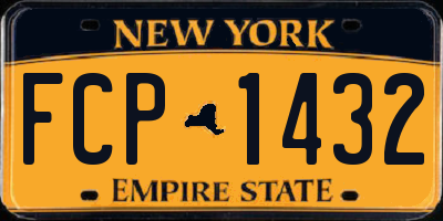 NY license plate FCP1432