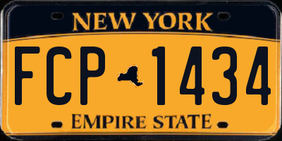 NY license plate FCP1434