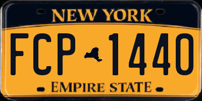 NY license plate FCP1440