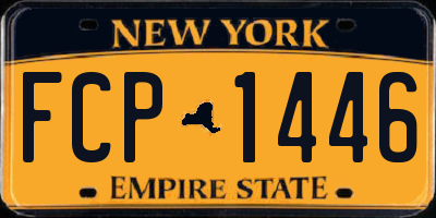 NY license plate FCP1446
