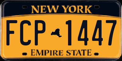 NY license plate FCP1447