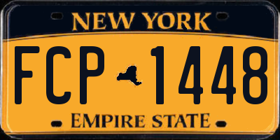 NY license plate FCP1448