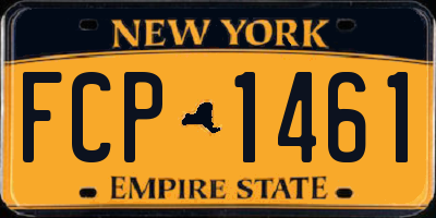 NY license plate FCP1461