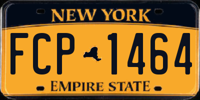 NY license plate FCP1464