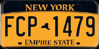 NY license plate FCP1479