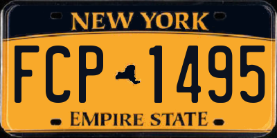 NY license plate FCP1495