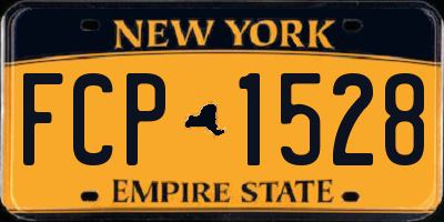 NY license plate FCP1528