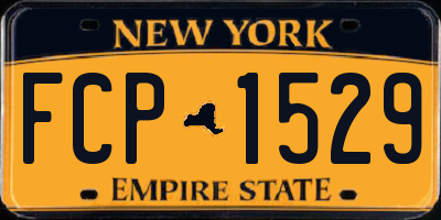 NY license plate FCP1529