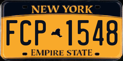 NY license plate FCP1548