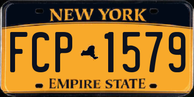 NY license plate FCP1579