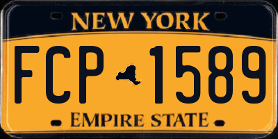 NY license plate FCP1589
