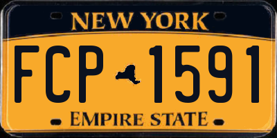 NY license plate FCP1591