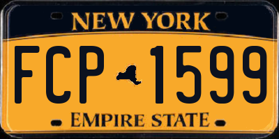 NY license plate FCP1599