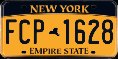 NY license plate FCP1628