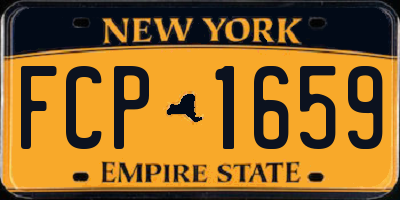 NY license plate FCP1659