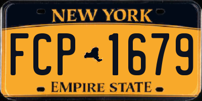 NY license plate FCP1679