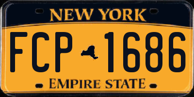 NY license plate FCP1686