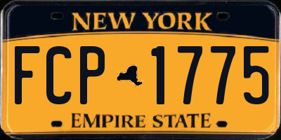 NY license plate FCP1775