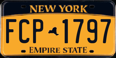 NY license plate FCP1797
