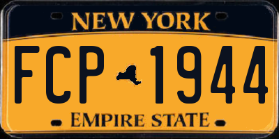 NY license plate FCP1944