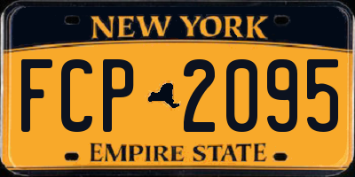 NY license plate FCP2095