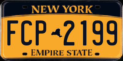 NY license plate FCP2199