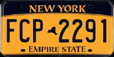 NY license plate FCP2291