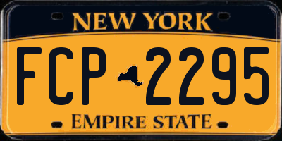 NY license plate FCP2295