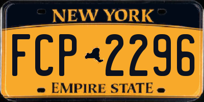 NY license plate FCP2296
