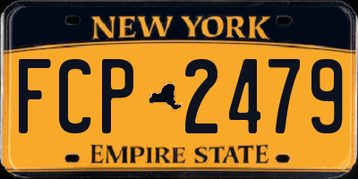 NY license plate FCP2479
