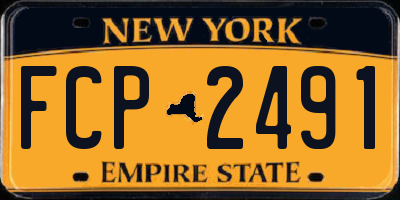 NY license plate FCP2491