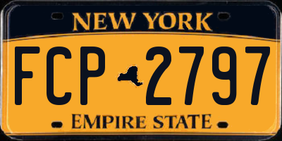 NY license plate FCP2797