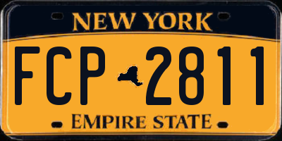 NY license plate FCP2811
