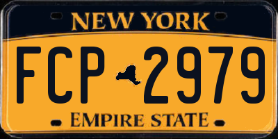 NY license plate FCP2979