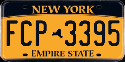 NY license plate FCP3395